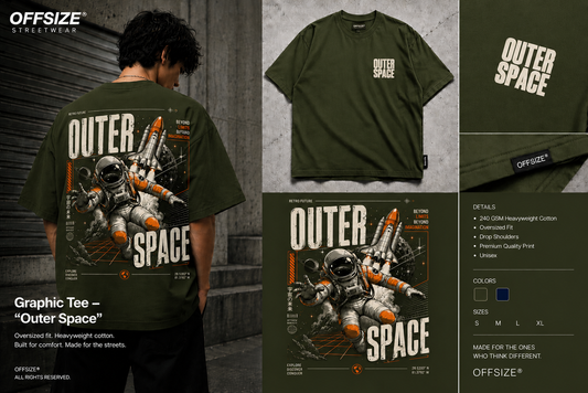 OFFSIZE® Outer Space Oversized Graphic Tee